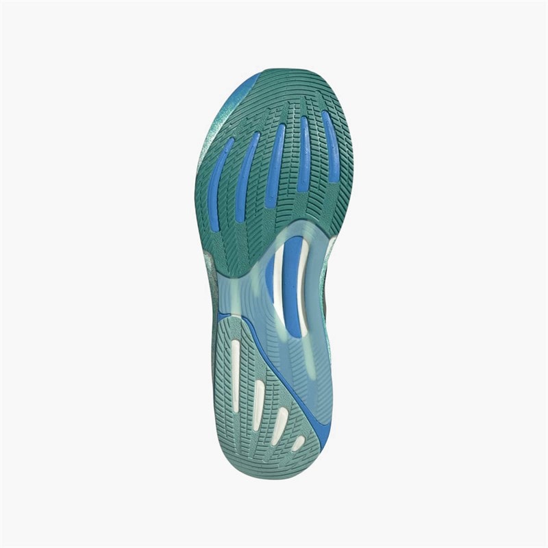 adidas Mens Supernova Rise 2 Neutral Running Shoes Core Black/Iron Metallic/Glory Green - Image 2