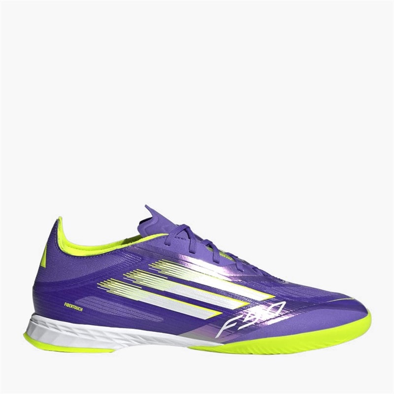 adidas Mens F50 Pro Radiant Blaze Pack IN Indoor Football Boots Purple Rush/Cloud White/Lucid Lemon