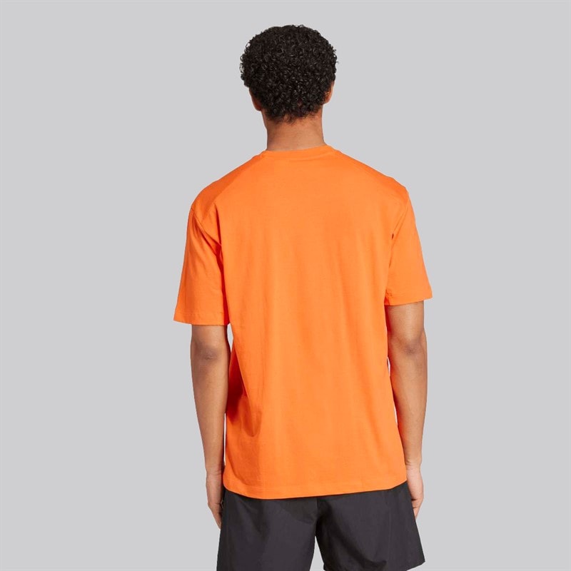 adidas Mens Terrex Classic Logo T-Shirt Semi Impact Orange - Image 2