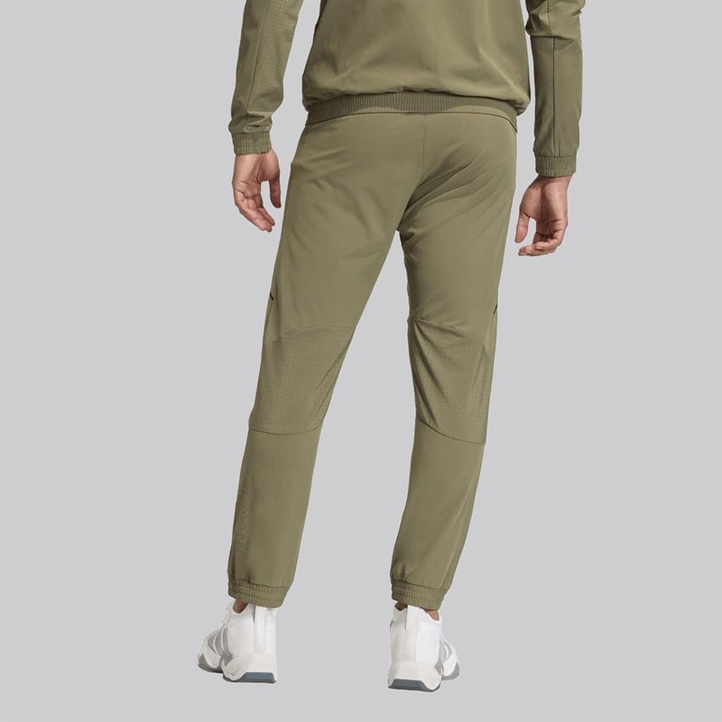 adidas Mens Tech Apparel Track Pants Olive Strata - Image 2