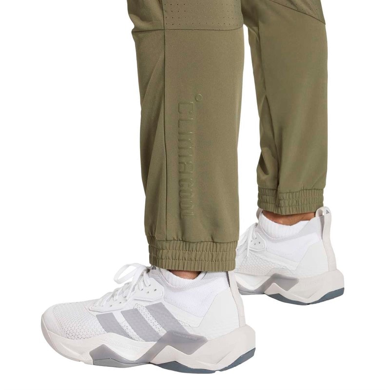 adidas Mens Tech Apparel Track Pants Olive Strata - Image 4