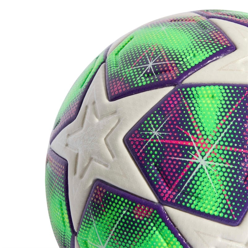 adidas Womens UEFA Champions League 25/26 Official Pro Match Football (FIFA Quality Pro Certified) White/Shock Pink/Multi/Solar Yellow - Image 4