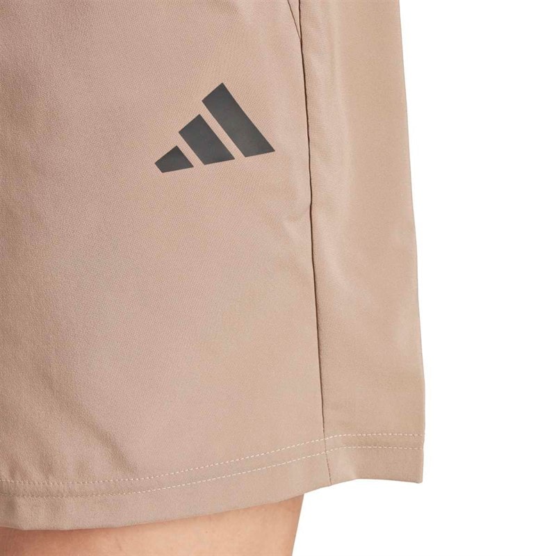 adidas Mens Train Essentials Woven Training Shorts Chalky Brown/Black - Image 3
