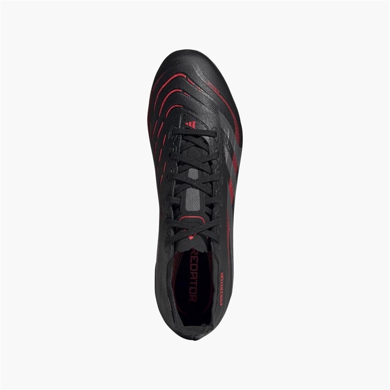 adidas Mens Predator League Stealth Victory Pack FG/MG Firm/Multi Ground Football Boots Core Black/Grey Four/Lucid Red - Image 4
