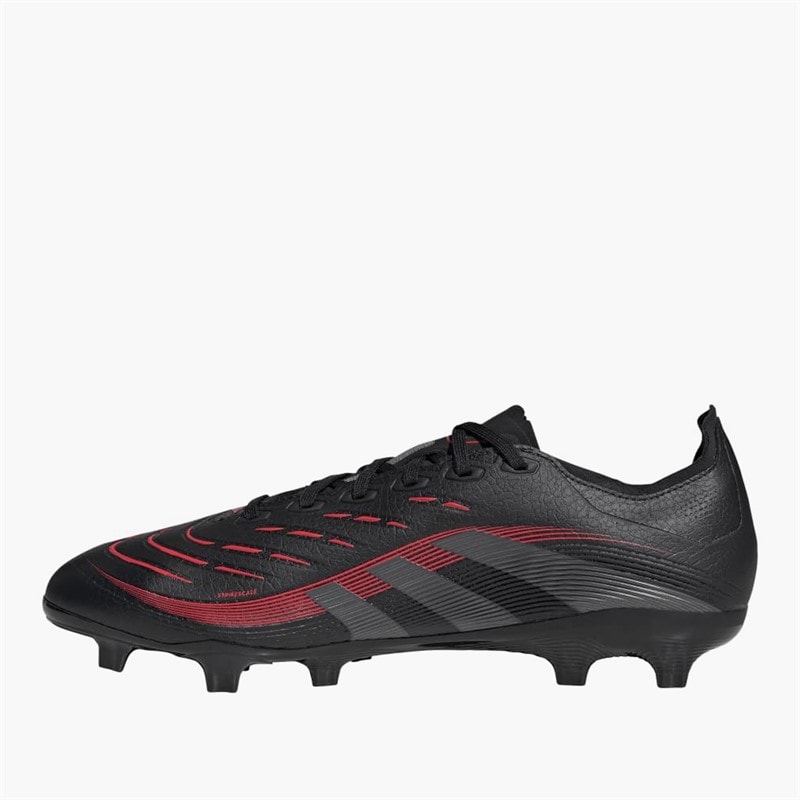 adidas Mens Predator League Stealth Victory Pack FG/MG Firm/Multi Ground Football Boots Core Black/Grey Four/Lucid Red - Image 5