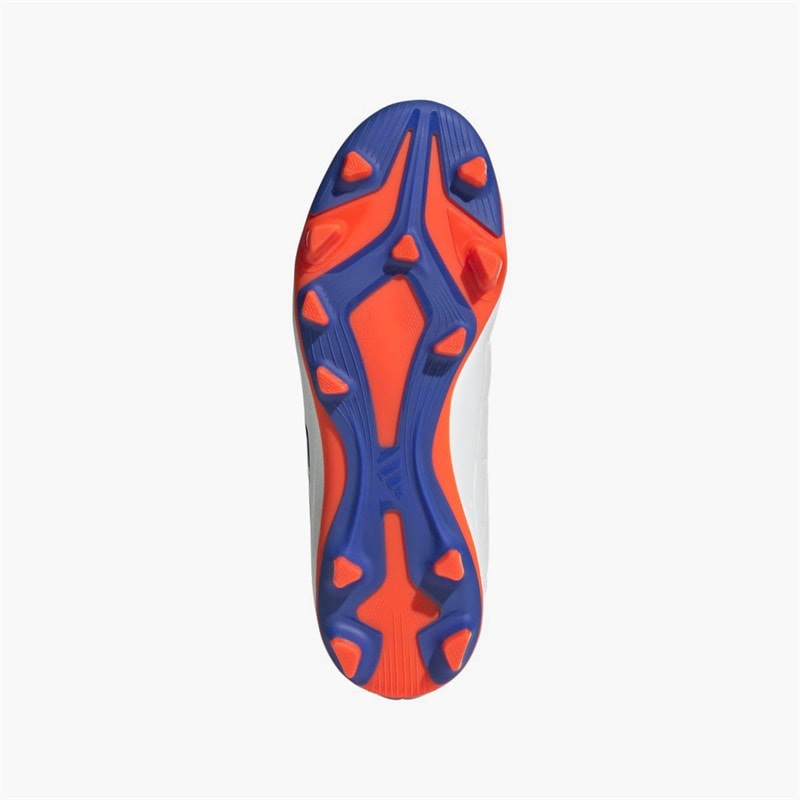 adidas Junior Copa Pure 2 Club Advancement Pack FG Firm Ground Football Boots Cloud White/Lucid Blue/Solar Red - Image 2
