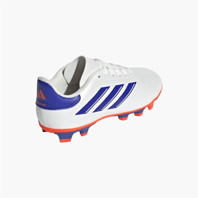 adidas Junior Copa Pure 2 Club Advancement Pack FG Firm Ground Football Boots Cloud White/Lucid Blue/Solar Red - Image 3