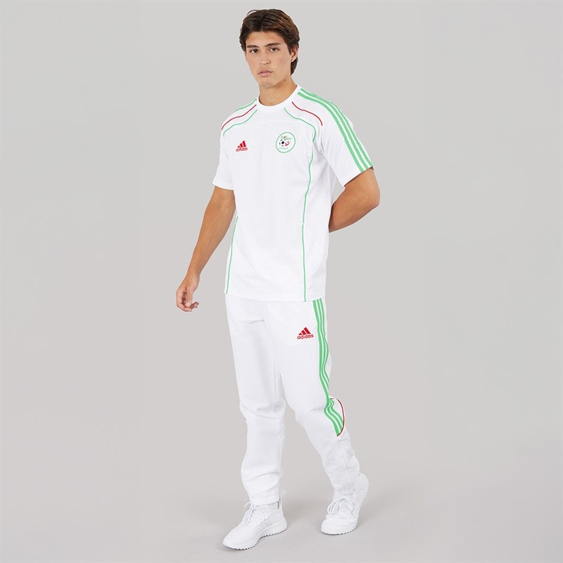 adidas Mens FAF Algeria Track Pants White - Image 4