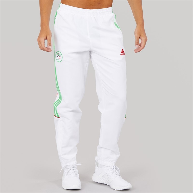 adidas Mens FAF Algeria Track Pants White - Image 5