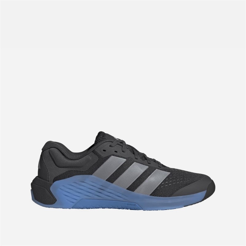 adidas Mens Dropset 3 Training Shoes Carbon/Grey/Ray Blue