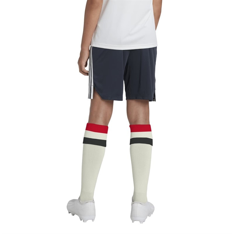 adidas Junior Boys MUFC Manchester United 24/2 Third Shorts Carbon - Image 3
