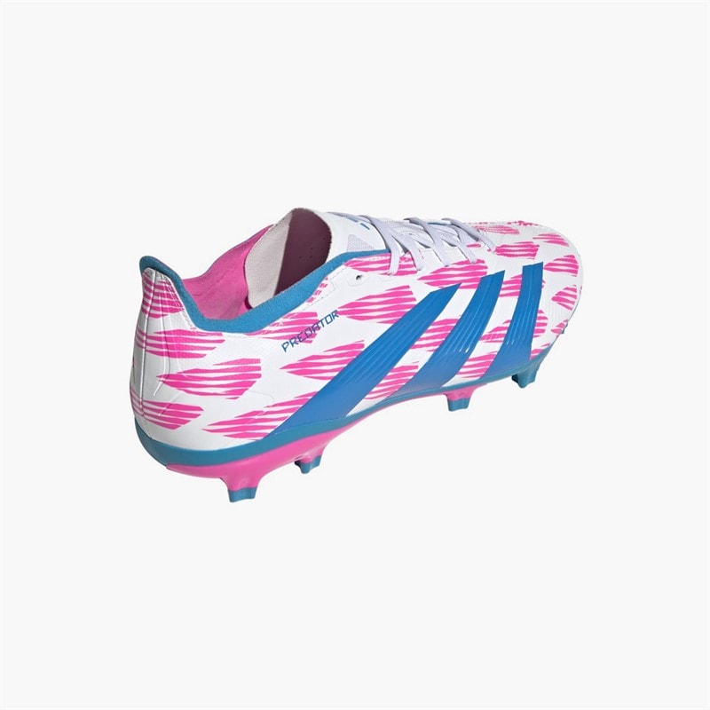 adidas Mens Predator League Reemergence Pack FG Firm Ground Football Boots Cloud White/Solar Blue/Solar Pink - Image 3