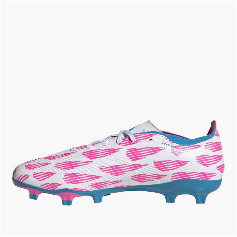 adidas Mens Predator League Reemergence Pack FG Firm Ground Football Boots Cloud White/Solar Blue/Solar Pink - Image 5