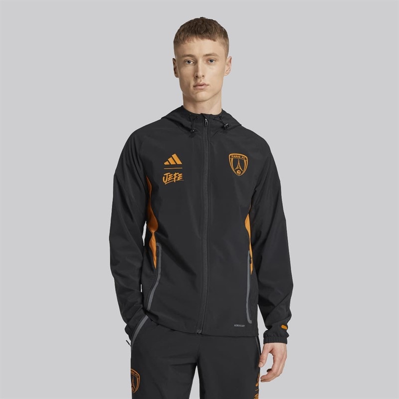 adidas Mens PFC Paris FC Ninho Tiro Track Jacket Black