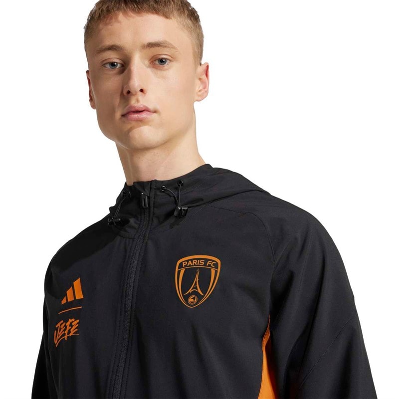 adidas Mens PFC Paris FC Ninho Tiro Track Jacket Black - Image 3