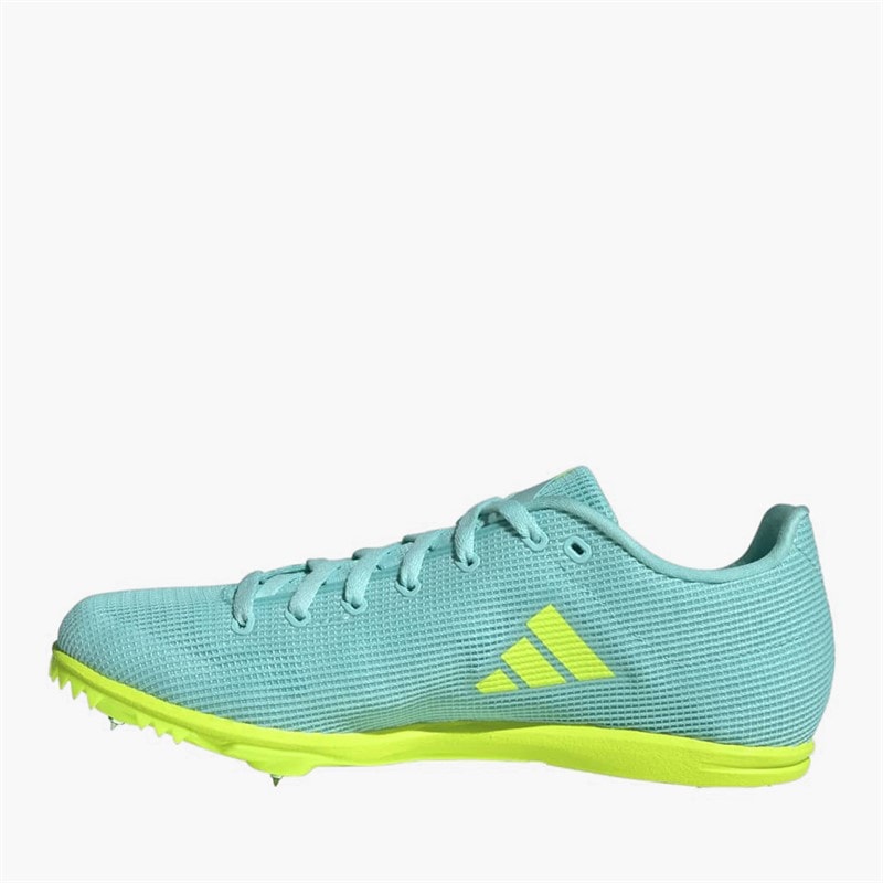 adidas Junior Adizero Allroundstar Running Track Spikes Flash Aqua/Cloud White/Lucid Lemon - Image 5