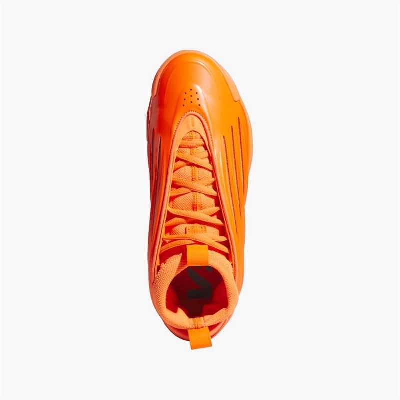 adidas Mens Harden Volume 9 'Dynamo' Basketball Shoes Solar Orange/Core Black/Collegiate Purple - Image 4