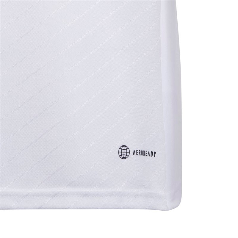 adidas Junior Boys Campeon 23 T-Shirt White/Black - Image 4