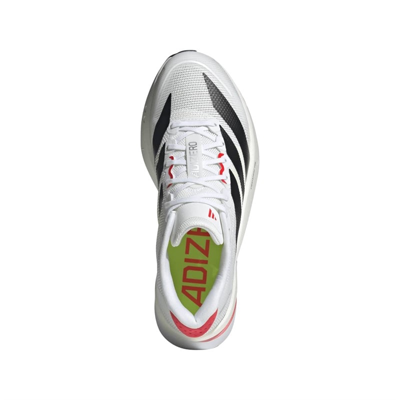 adidas Womens Adizero Boston 13 Lightstrike Pro Neutral Running Shoes Cloud White/Core Black/Lucid Red - Image 4