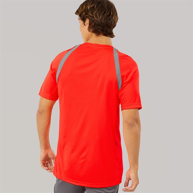 adidas Mens Referee 22 Jersey Appleseed/Solar Red Appleseed.Solar Red - Image 2