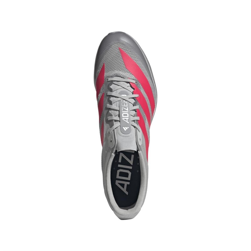 adidas Adizero Prime SP4 Sprinting Track Spikes Grey Two/Lucid Red/Silver Metallic - Image 4
