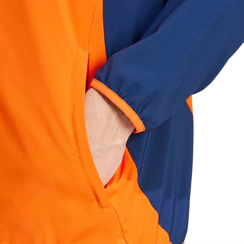 adidas Mens JFC Juventus Tiro 24 Competition Presentation Track Top Team Orange - Image 4