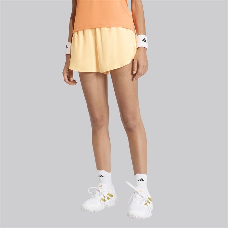 adidas Womens Club Climacool Shorts Ice Tangerine