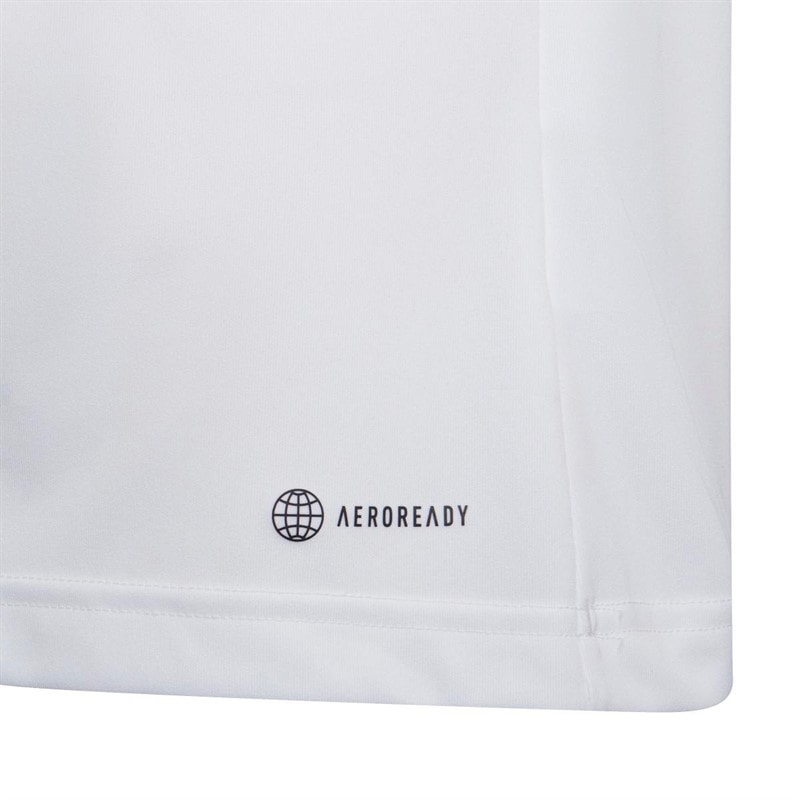 adidas Boys Entrada 22 T-Shirt White - Image 5