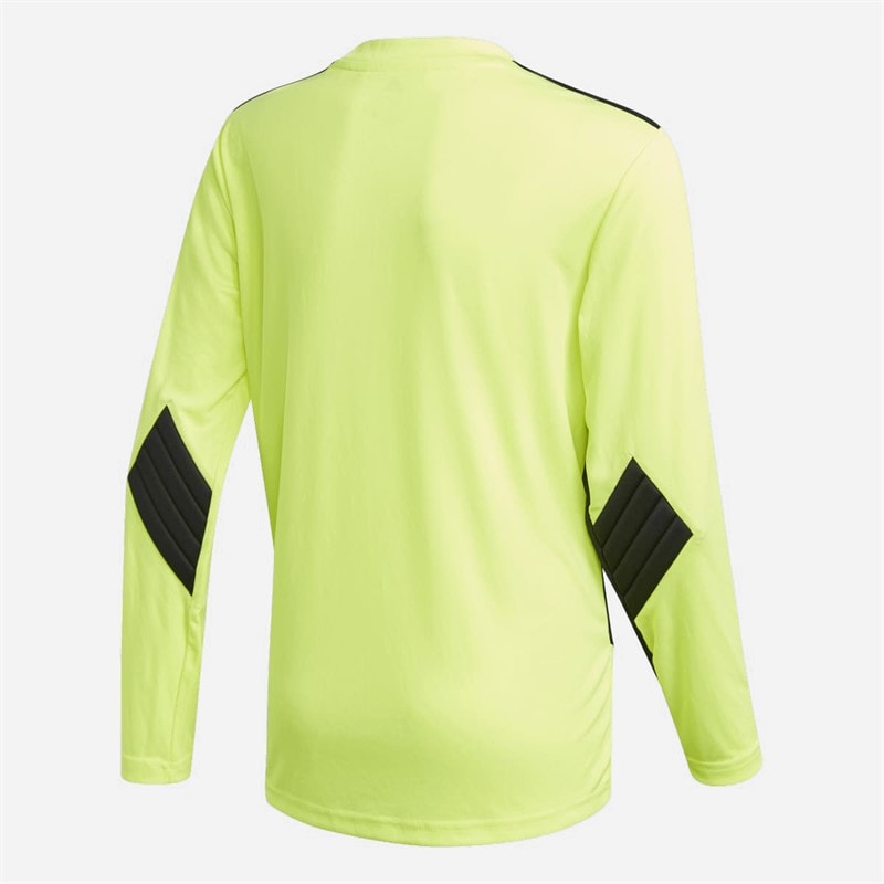 adidas Junior Boys Squadra 21 Goalkeeper Jersey Team Solar Yellow/Black - Image 2