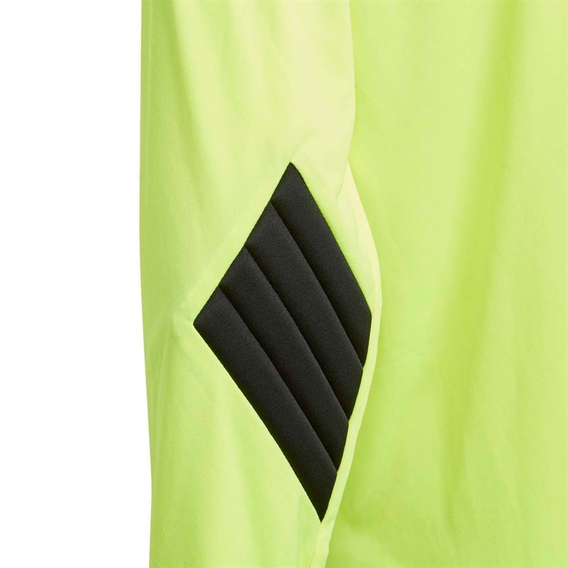 adidas Junior Boys Squadra 21 Goalkeeper Jersey Team Solar Yellow/Black - Image 4