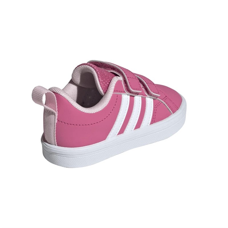 adidas Infant Girls VS Pace 2.0 Velcro Trainers Pink Fusion/Cloud White/Clear Pink - Image 3