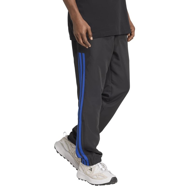 adidas Mens Samson 6.0 Track Pants Black/Royal Black - Image 3