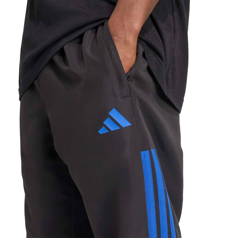 adidas Mens Samson 6.0 Track Pants Black/Royal Black - Image 4