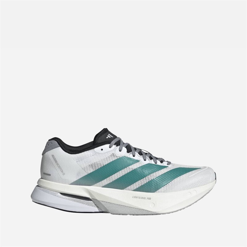 adidas Womens Adizero Boston 13 EQT Lightstrike Pro Neutral Running Shoes Cloud White/Pure Teal/Grey