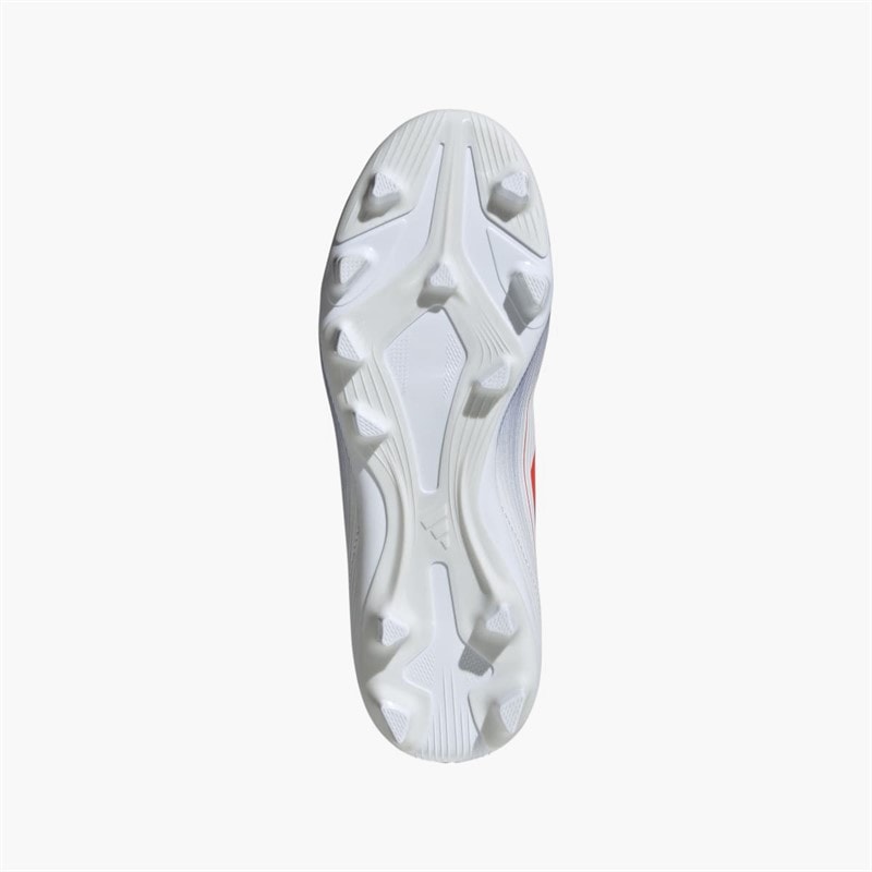 adidas Junior F50 Club Advancement Pack FG Firm Ground Football Boots Cloud White/Solar Red/Lucid Blue - Image 2