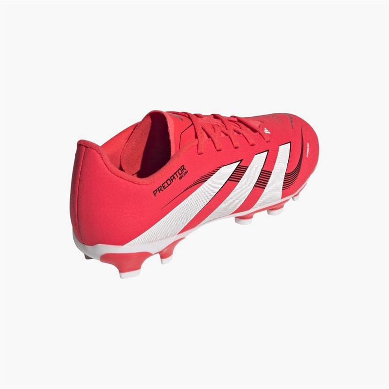 adidas Junior Predator League Pure Victory Pack MG Multi Ground Football Boots Lucid Red/Cloud White/Core Black - Image 3