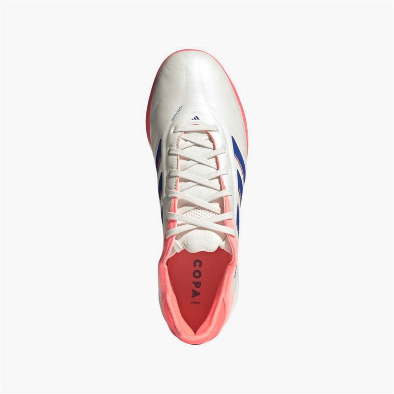 adidas Mens Copa Pure 3 Pro Coral Blaze Pack TF Astro Football Boots Off White/Lucid Blue/Signal Coral - Image 4