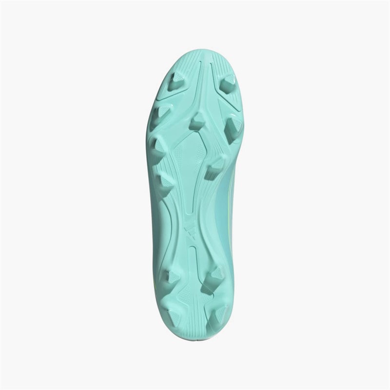 adidas Mens F50 Messi Club Aurora Radiante Pack FG Firm Ground Football Boots Cloud White/Lucid Pink/Flash Aqua - Image 2