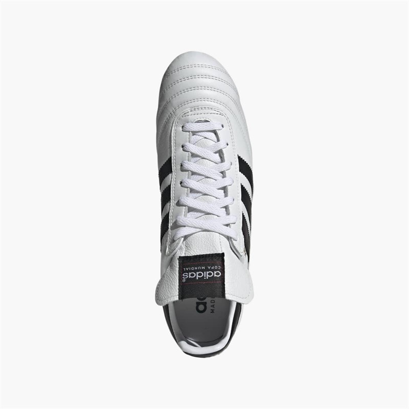 adidas Mens Copa Mundial FG Firm Ground Football Boots Cloud White/Core Black/Gold Metallic - Image 4