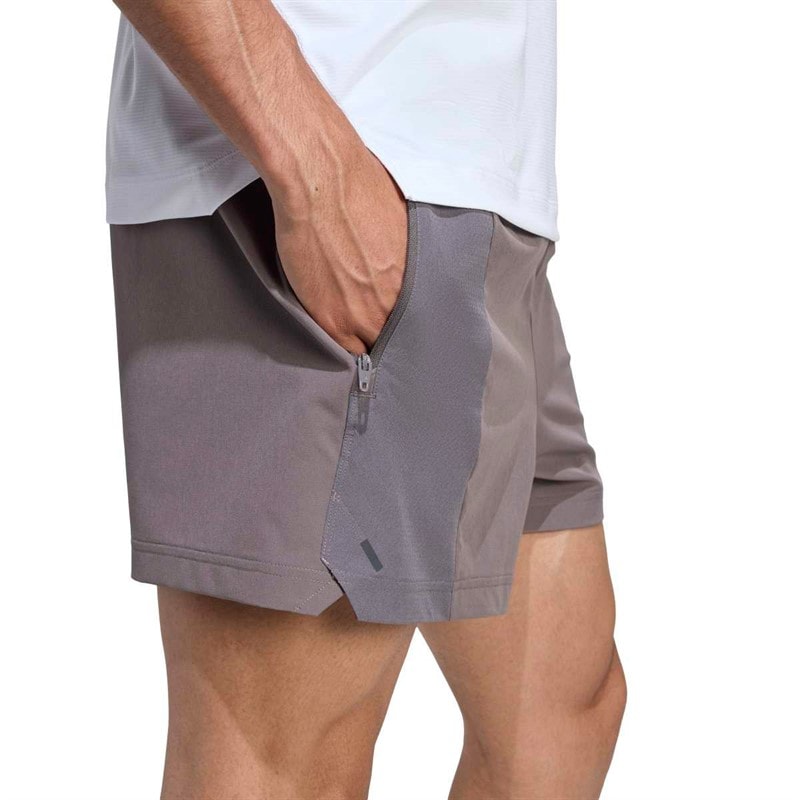 adidas Mens Primelift Shorts Charcoal - Image 4