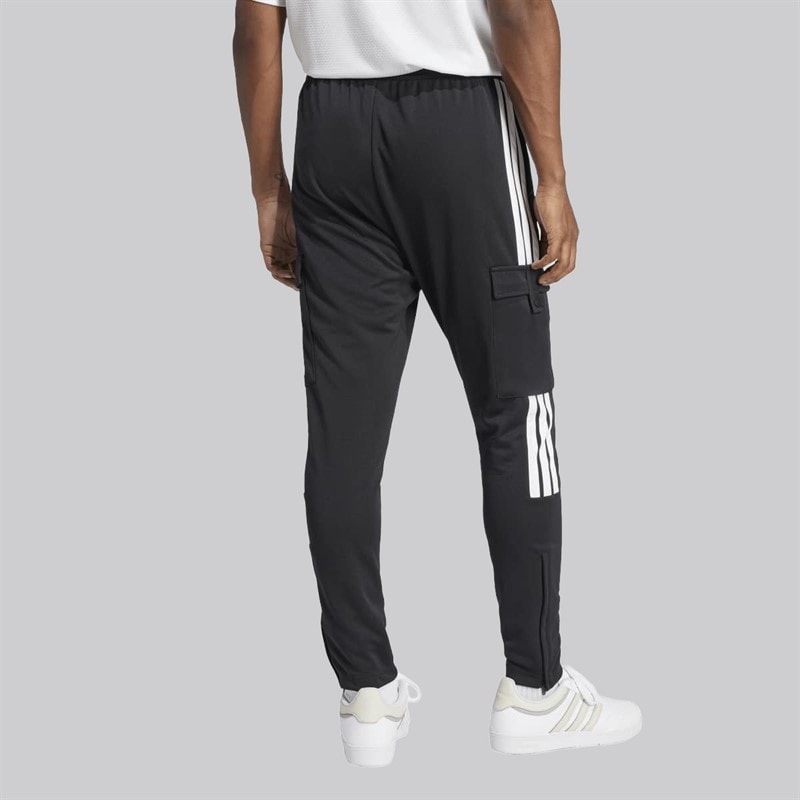 adidas Mens House Of Tiro Cargo Track Pants Black/White - Image 2