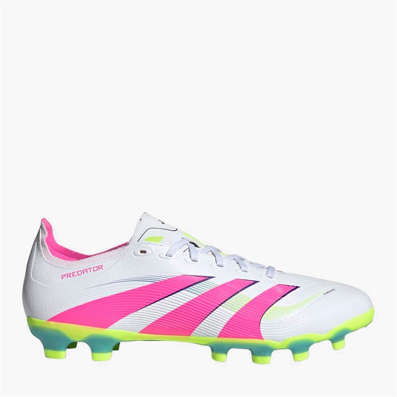 adidas Mens Predator League Celestial Victory Pack MG Multi Ground Football Boots Cloud White/Lucid Pink/Lucid Lemon - Image 1