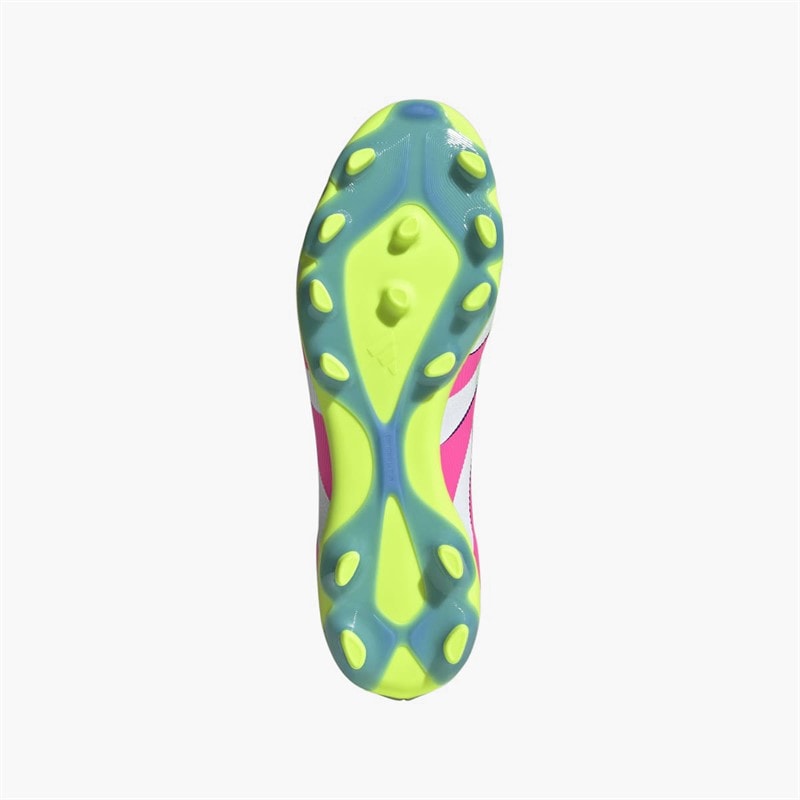adidas Mens Predator League Celestial Victory Pack MG Multi Ground Football Boots Cloud White/Lucid Pink/Lucid Lemon - Image 2