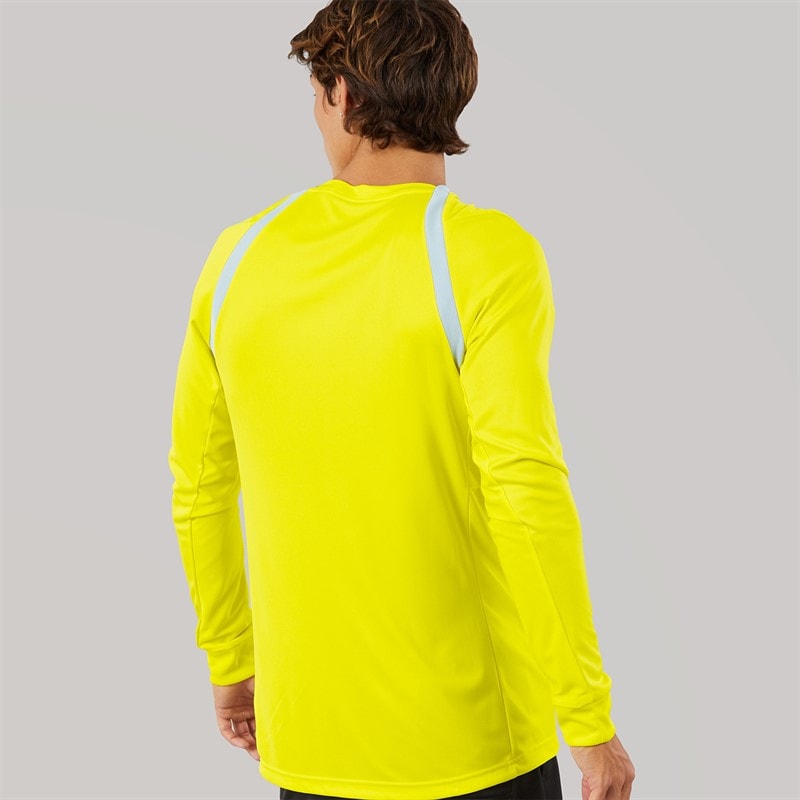 adidas Mens Referee 22 Long Sleeve Jersey Bright Yellow - Image 2