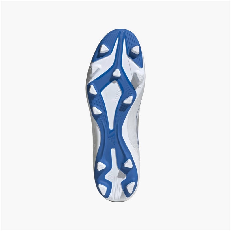 adidas Mens F50 Club Polar Victory Pack FG Firm Ground Football Boots White/Silver Metallic/White - Image 2