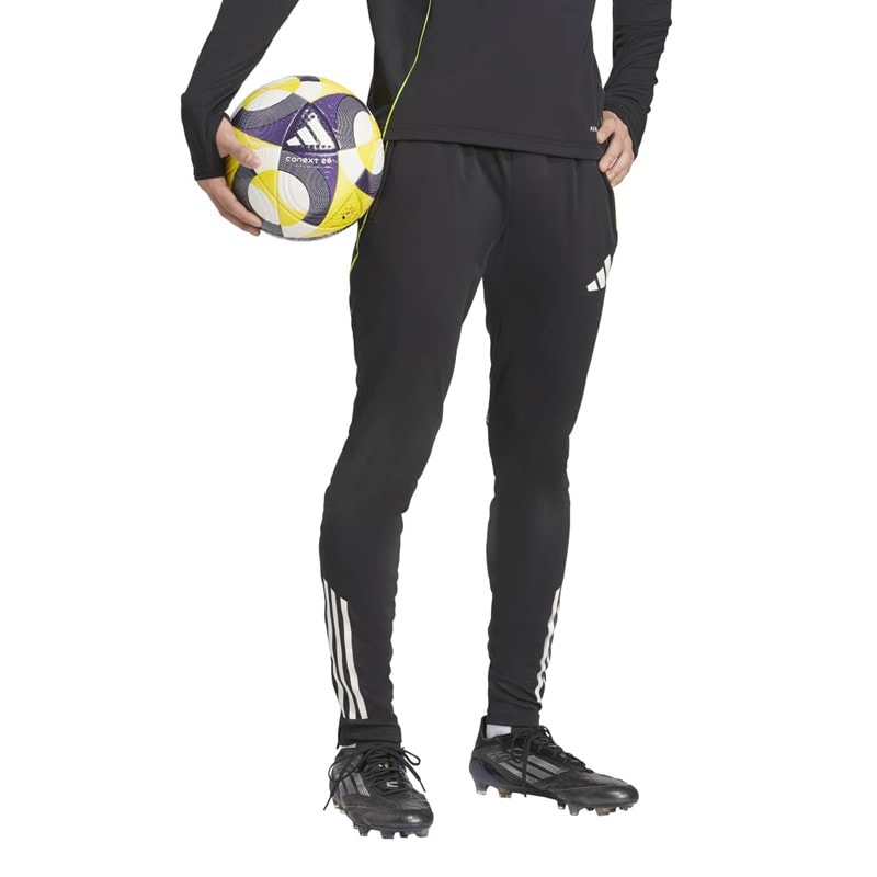 adidas Mens Tiro 25 Competition Track Pants Black/Purple Rush - Image 3