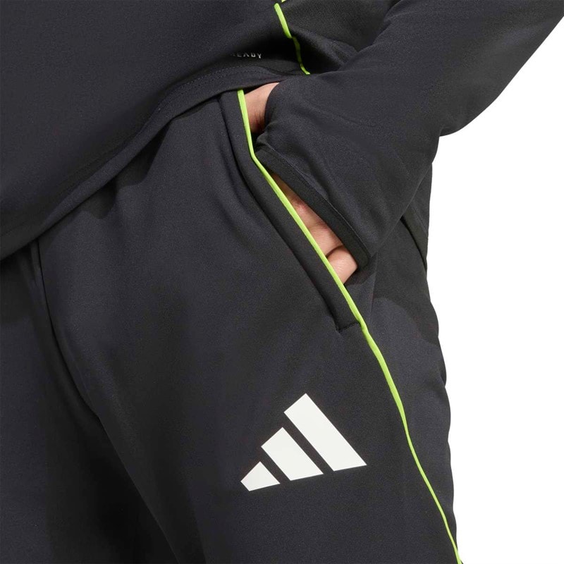 adidas Mens Tiro 25 Competition Track Pants Black/Purple Rush - Image 5