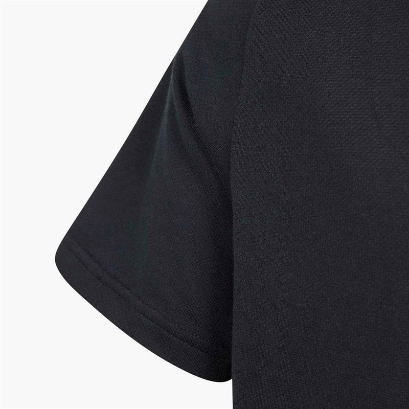 adidas Boys Junior Tiro 24 Competition Polo Shirt Black/Team Dark Grey - Image 3