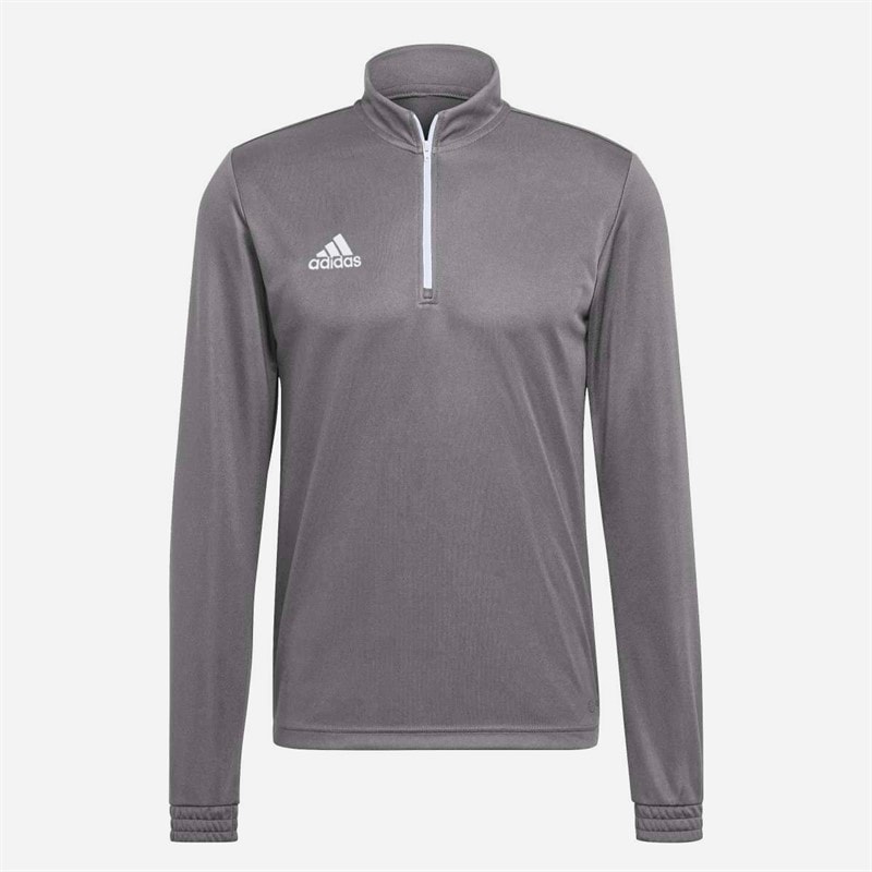 adidas Mens Entrada 22 1/4 Zip Training Top Team Grey Four - Image 1