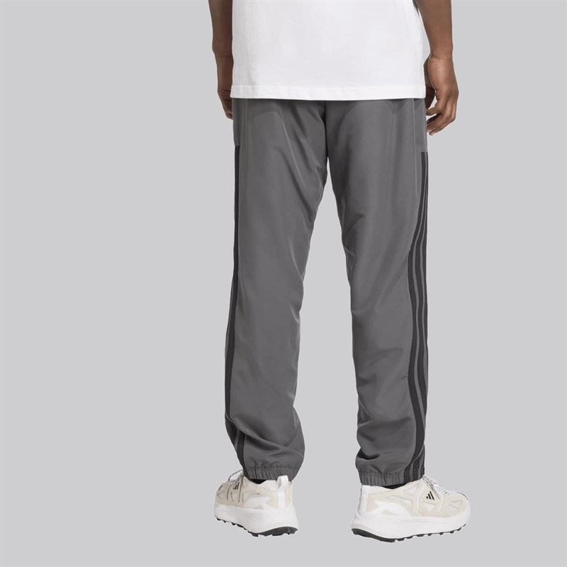 adidas Mens Samson Track Pants Grey Six/Black - Image 2